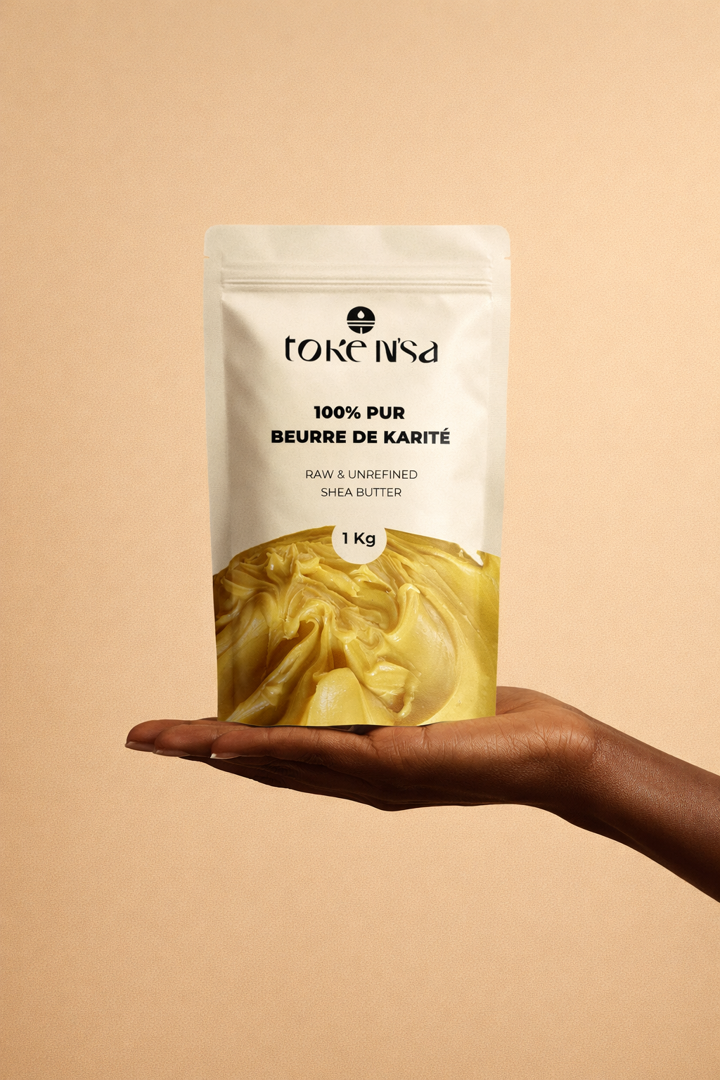 beurre de karité naturel 1kg en pochon